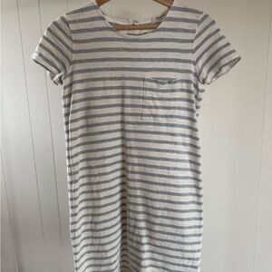 Madewell Striped T Shirt Dress